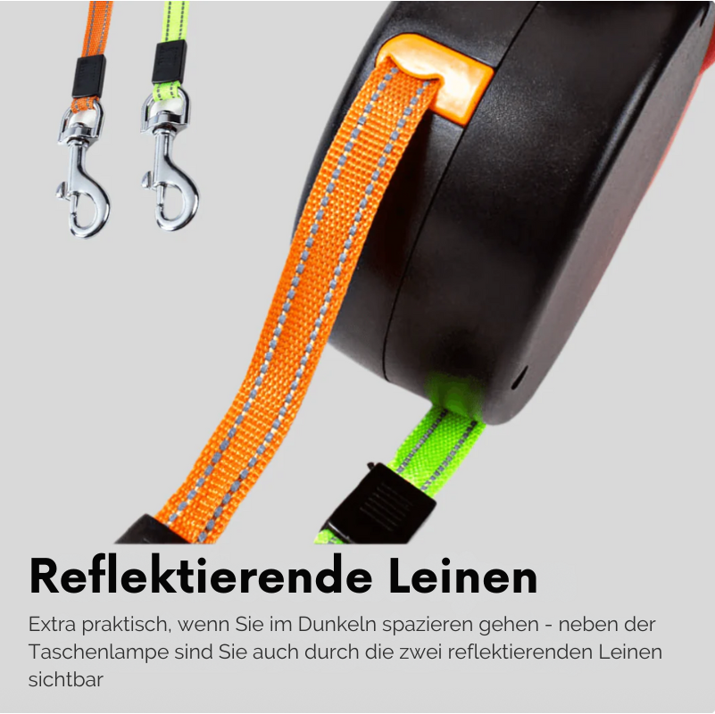 DuoLeash™ – 2-in-1 Hundeleine mit Licht