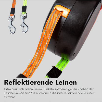 DuoLeash™ – 2-in-1 Hundeleine mit Licht